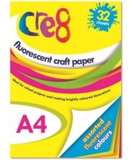 A4 activity fluorescent paper pad drawing art sketch scrapbook craft card
