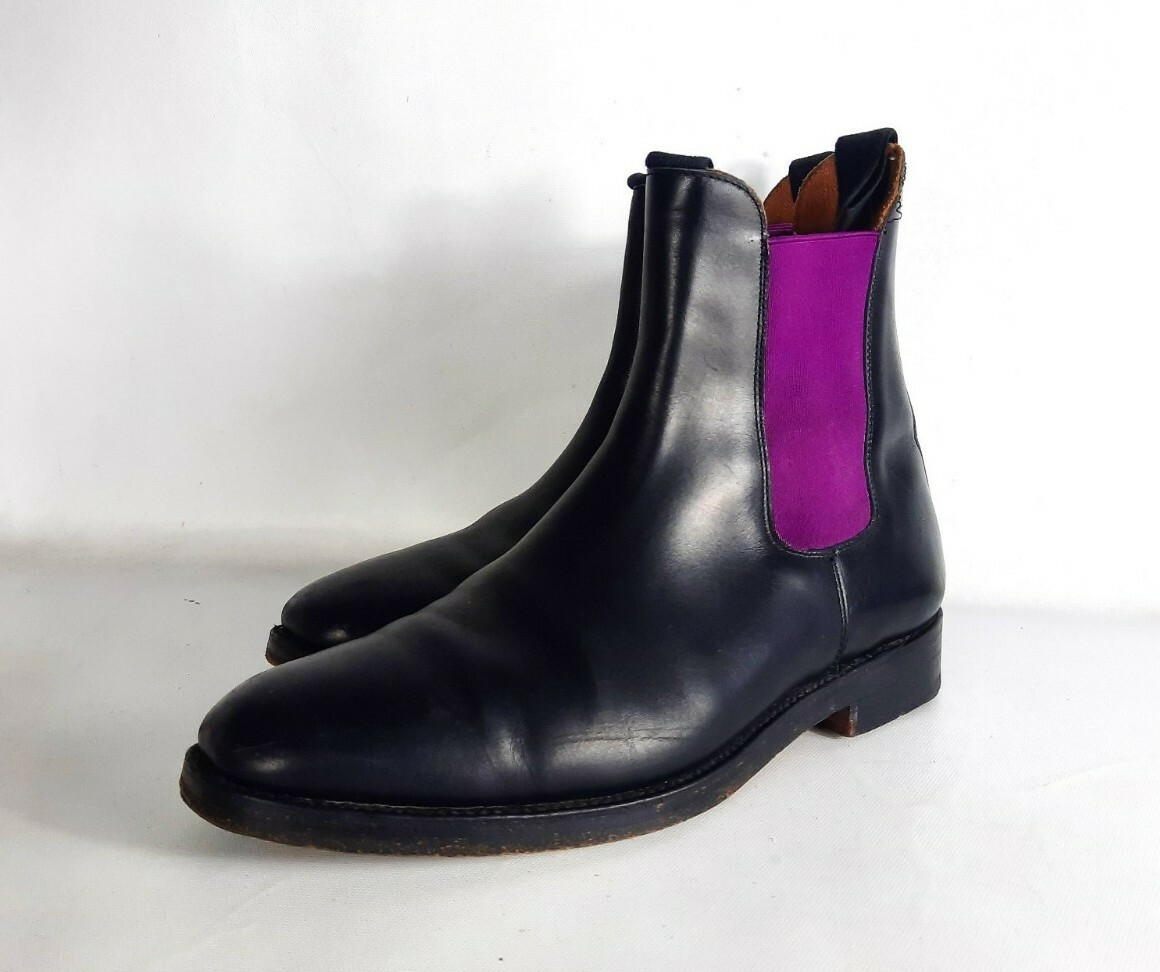 Tricker's England US 10.5 Black Leather 