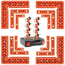 90 Degree Clamp Positioning Squares Set of 12（3" 4" 6"） Right Angle Clamp Cor...
