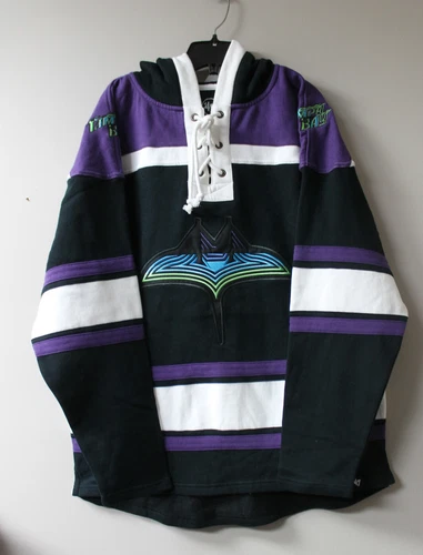 New MLB Tampa Bay Rays Lacer jersey style mid weight cotton hoodie men's M
