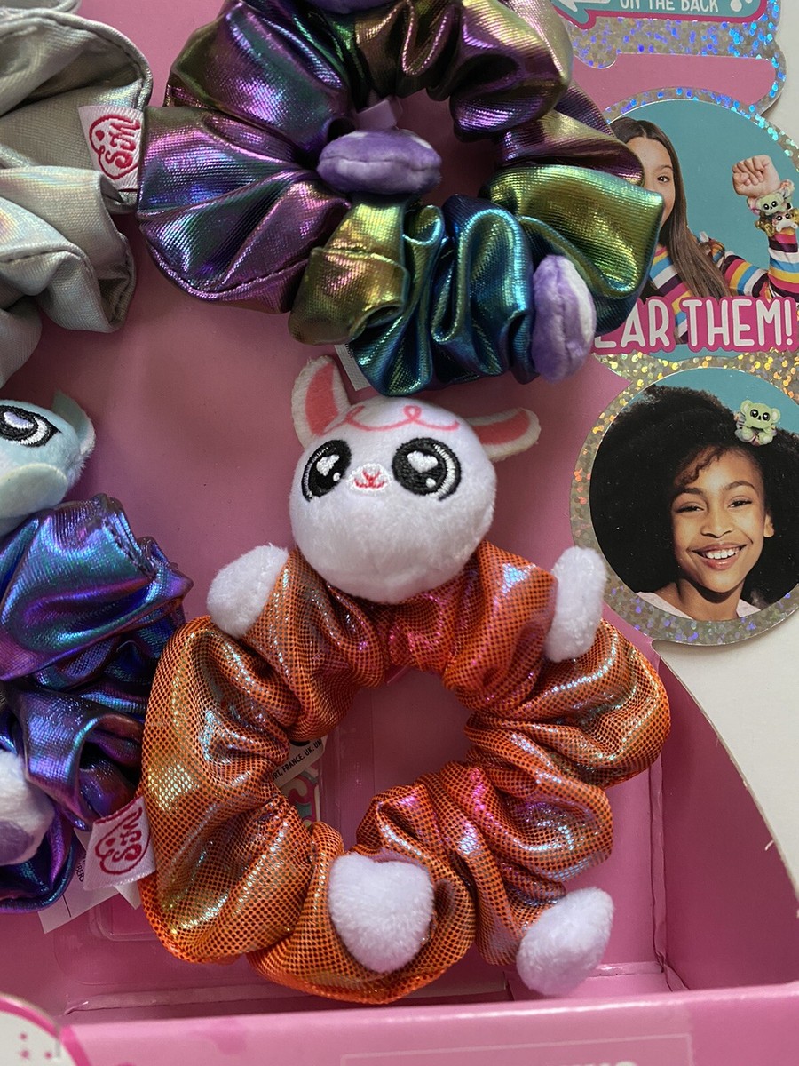 Scrunchmiez Rainbow Glitz 4 Pack Truffle Howl Poppy Mayble Hair