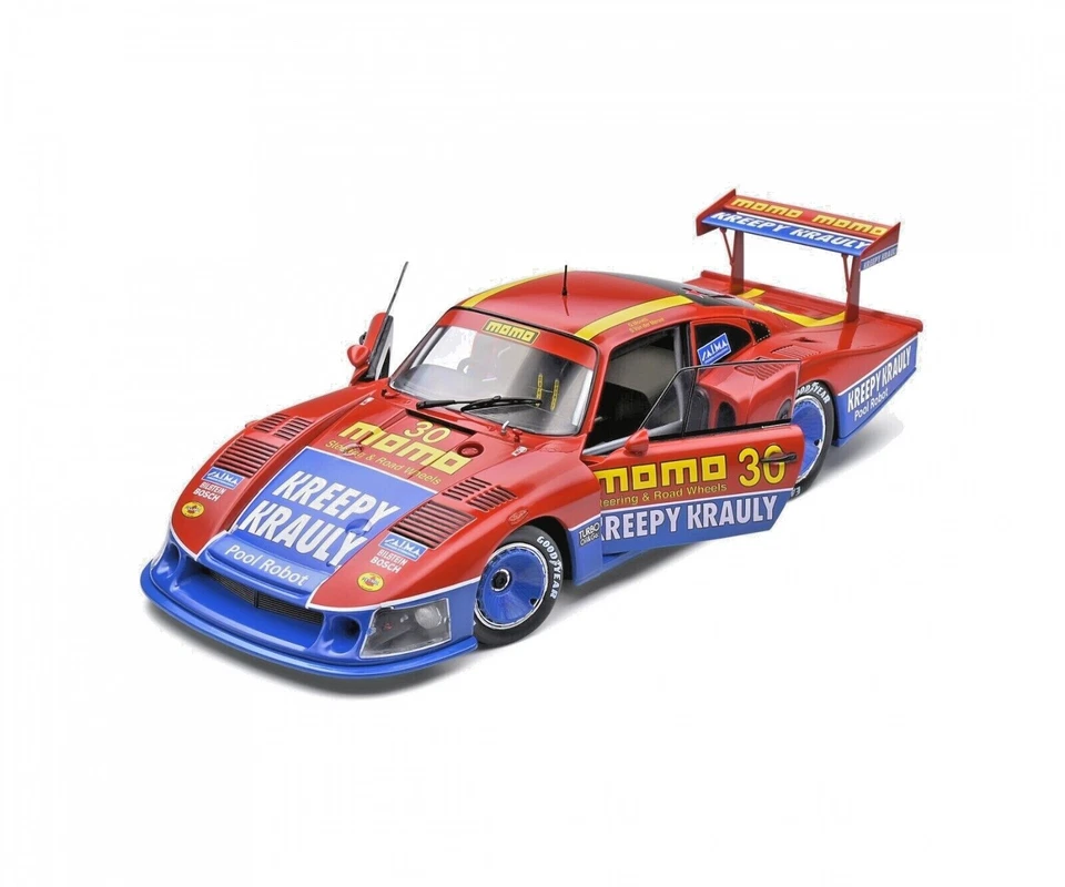 PORSCHE 935 Turbo IMSA MidOhio 1983 #30 Moretti Krauly Moby Dick SP Solido 1:18 - Bild 3 von 4