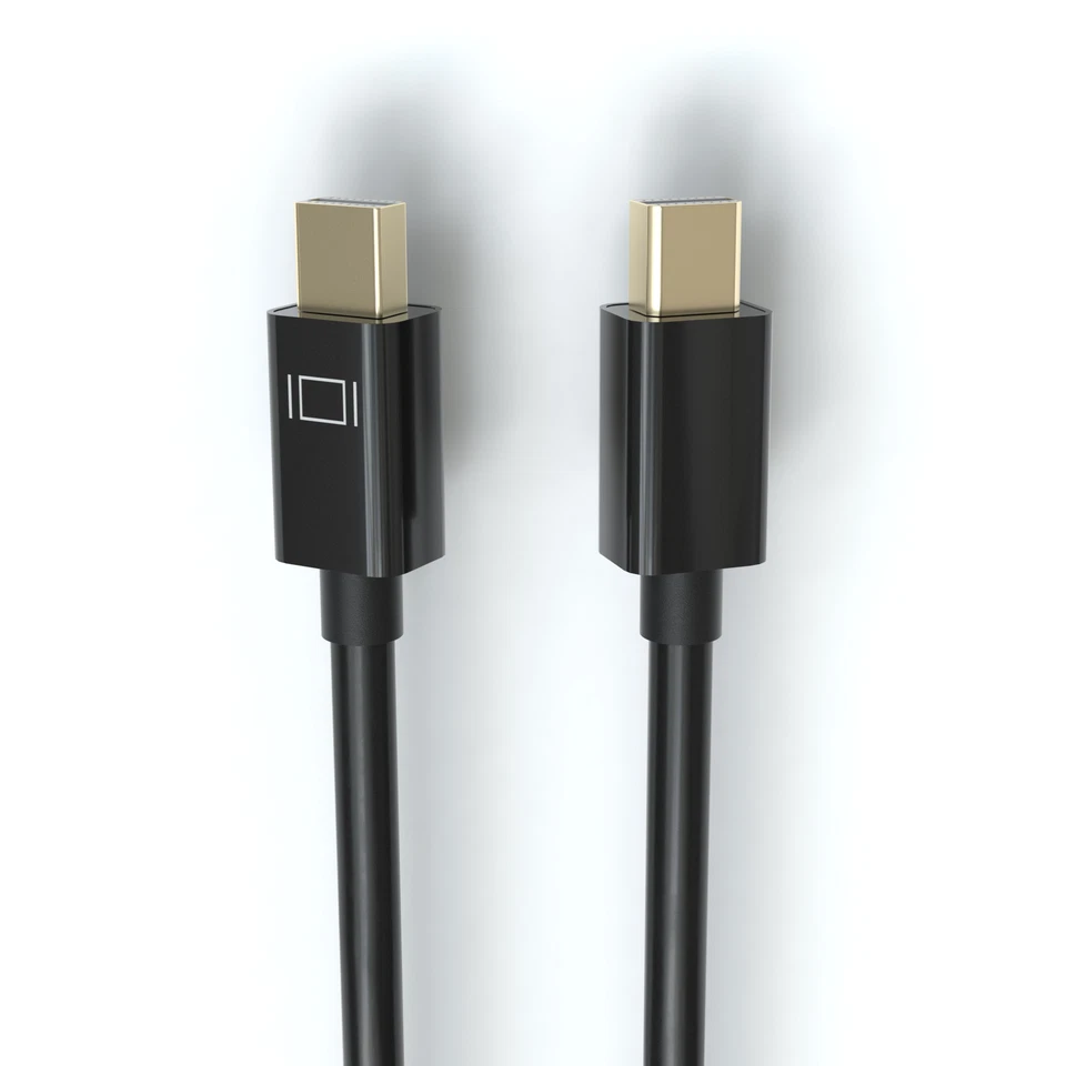 2m Mini DisplayPort 1.2 Kabel Display Port Mini DP Stecker beidseitig vergoldet - Bild 4 von 4