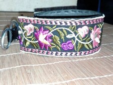 Collier pour chien, lévrier whippet, galgo, saluki, greyhound, barzoï...