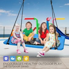 720lb Giant 60" Skycurve Platform Tree Swing for Kids and Adults Play Backyard