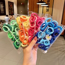 50pcs Women Girls Hair Band Ties Rope Ring Elastic Hairband Ponytail Holder