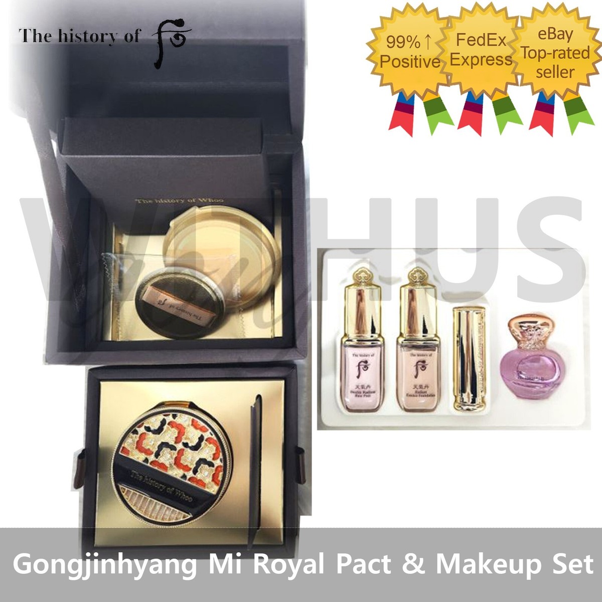 The History of Whoo Gongjinhyang Mi Royal Pact & Roay Makeup