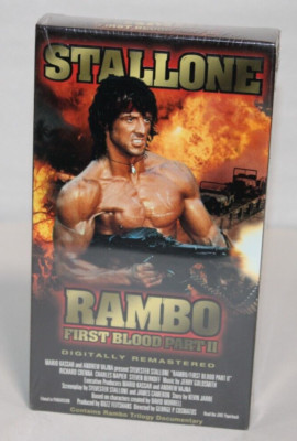 Rambo: First Blood Part II   VHS (1985) NEW SEALED - Digitally Remastered