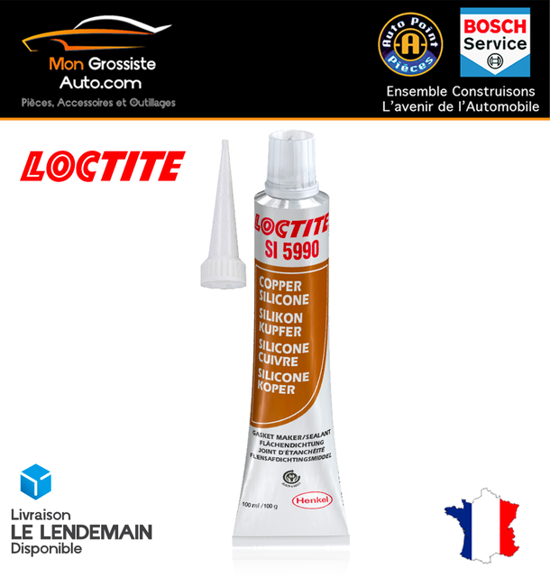 Loctite 5920 Premium Copper Silicone Gasket Maker Sealant 100ml for