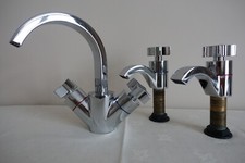Bristan bathroom mono basin mixer tap and individual bath taps,excellent quality