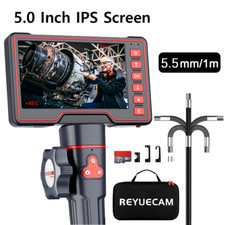 5.5Mm Lens Two-Way 210� Articulating Borescope with 5 " Screen 1080P Steering In