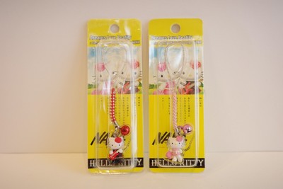 NANA x Hello Kitty Strap 2005 Ai Yazawa Sanrio Collaboration Strap Set of 2 NEW