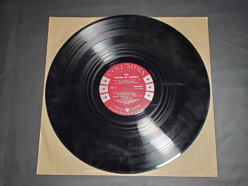 Columbia The Sound Of Genius Masterworks Vol. 1-3 MONO Classical VINYL comp. EX+ - Image 4 of 4