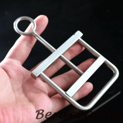 1pc CBT Ball Stretcher Scrotum Clamp Clip Torture Crush Chastity Stainless Steel
