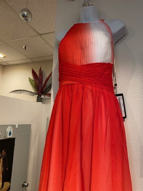 open lace back dress Burnt Orange Mermaid Side Split Off Shoulder Satin Wedding Guest Bride –  Wish Gown main image 0