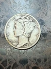 1943 Winged Liberty Dime (aka Mercury Dime) NO MINT MARK -RARE!