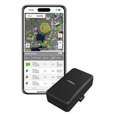 Possbay GPS Tracker - 2 to 24 Months Battery, Waterproof Magnetic Alert Tracking