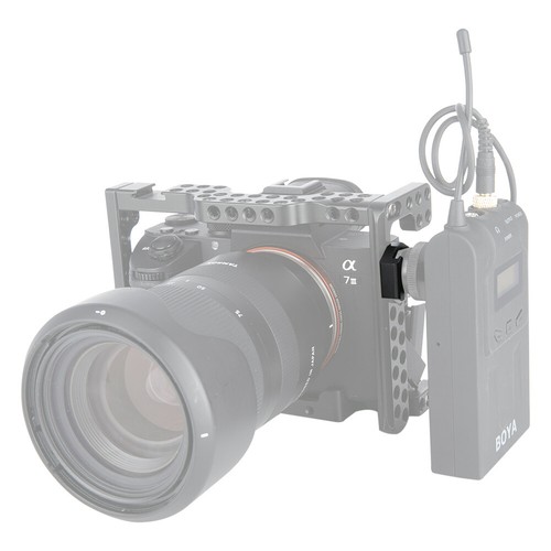 NICEYRIG 3 pièces adaptateur de montage chaussure froide avec trou 1/4" pour appareil photo reflex numérique flash LED - Photo 5/6