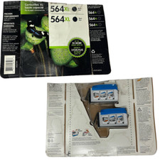 HP 564XL High Yield Ink Cartridge Black Officejet 4620 4622 Deskjet 3520 Pack 2