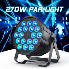 270W 18 LED RGBW Par Can Light DMX Beam Stage Lighting Spot DJ Disco Party Club