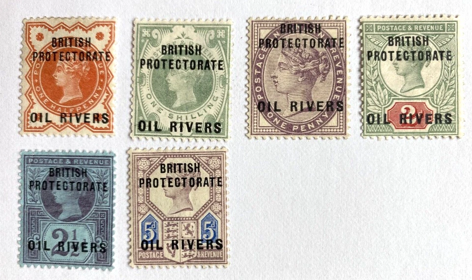 Ríos petrolíferos de la costa de Níger de África 1892 1894 Foto 2 de 3