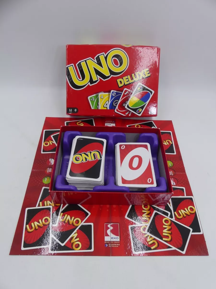 Uno Deluxe Card Game Mattel 2018 GREEK