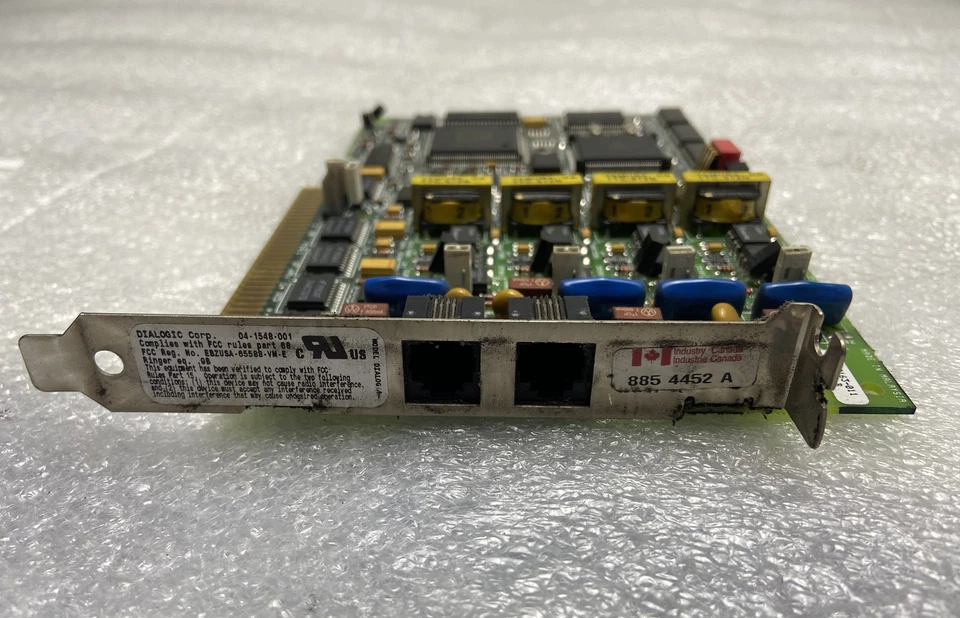GENUINE FREE SHIPPING Dialogic 85-0163-011 850163011 Dialog ISA Module Card - Изображение 2 из 4