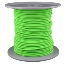 Elastico In Gomma - Cavo Espansore Ø 5mm Colore Neon Verde Lunghezza 100 Metri