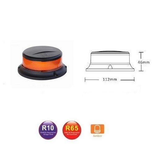 Sparex Connix - Set Luci LED Wireless Magnetiche Per Rimorchio Con Batteria Ricaricabile – Omologate ECE, IP65