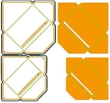 A Set Silver Envelope Strong and Long-Lasting Metal Die Cuts Cutting for Scrapbo