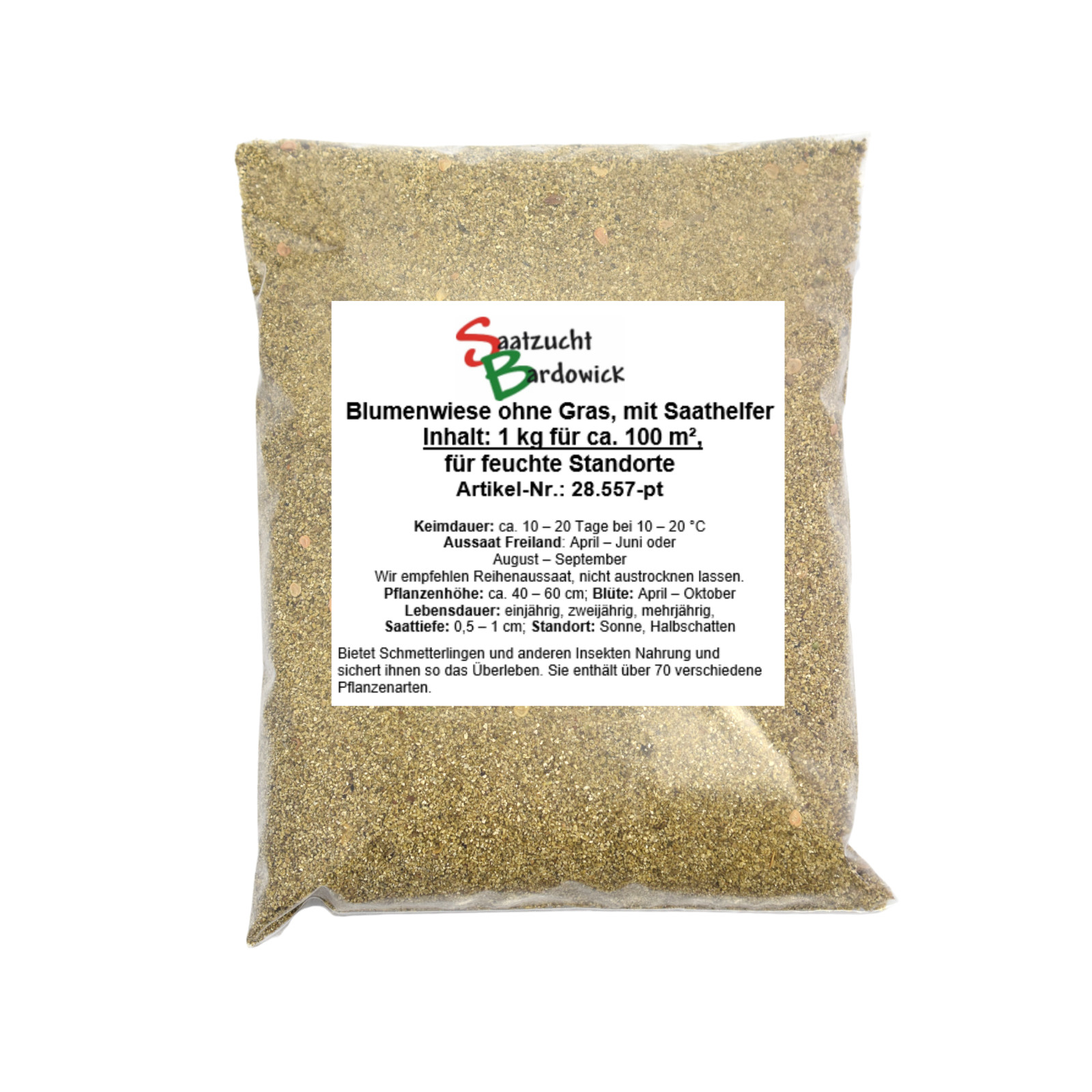 150qm Blumenwiese 1 kg Saatgut Wildblumen Bienenwiese mehrjährig Naturweide MEGA