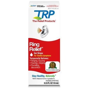 Ring Relief Homeopathic Ear Drops Treatment Tinnitus Ringing Buzzing