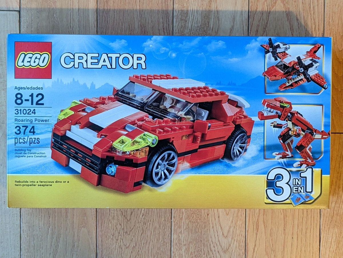 New LEGO Creator 31024 Roaring Power SET - 374 pcs 3-in-1 age 8-12
