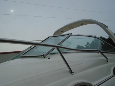 USED 2001 SEA RAY 280 28' SUNDANCER CABIN CRUISER COMPLETE GLASS WINDSHIELD ASSY