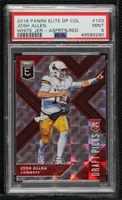 2018 Elite Draft Picks Aspirations Red Variation /49 Josh Allen PSA 9 MINT v9t