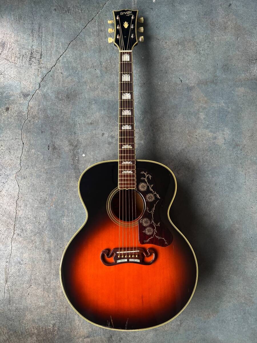 Orville by Gibson J-200model ギブソン Acoustic Guitar Orville by Gibson J-200 1992 Vintage Sunburst SN