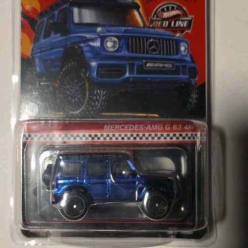 Hot Wheels Red Line Club Mercedes-AMG G 63 4x4² 1:64 Blue Diecast