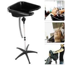 Salon Mobile Hairdressing Portable Washing Hair Basin Backwash Shampoo Bowl Sink