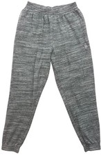 PINK Victoria Secret Campus Joggers Gray High Waist Space Dye Sweatpants M Logo