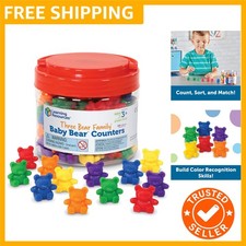 Colorful 102 Baby Bear Counters   Ideal for Learning Math  Sorting Skills