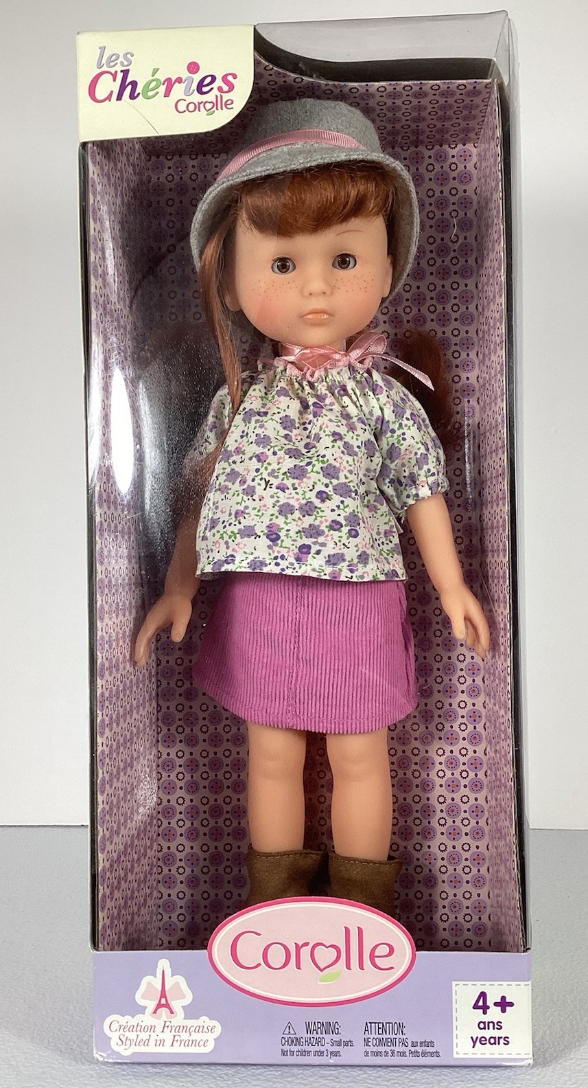 Corolle Les Ch&eacute;ries Clara Fashion Doll 13 In 2012 Box Red Hair Styled in France