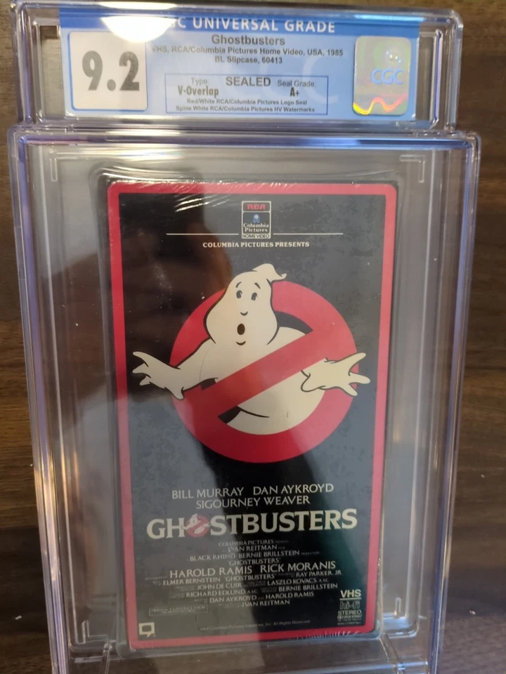 Ghostbusters VHS 1985, Graded 9.2 A+