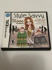 Style Savvy Nintendo DS 2009 Complete in Box with Manual Tested & Working