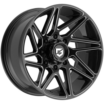 #ad #ad Gear Off Road 777BM Vortex 20x9 8x6.5quot; 0mm Black Milled Wheel Rim 20quot; Inch $246.99