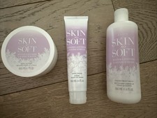 Avon - Skin So Soft - Winter Lavender Collection - Hand Cream Body Wash Butter