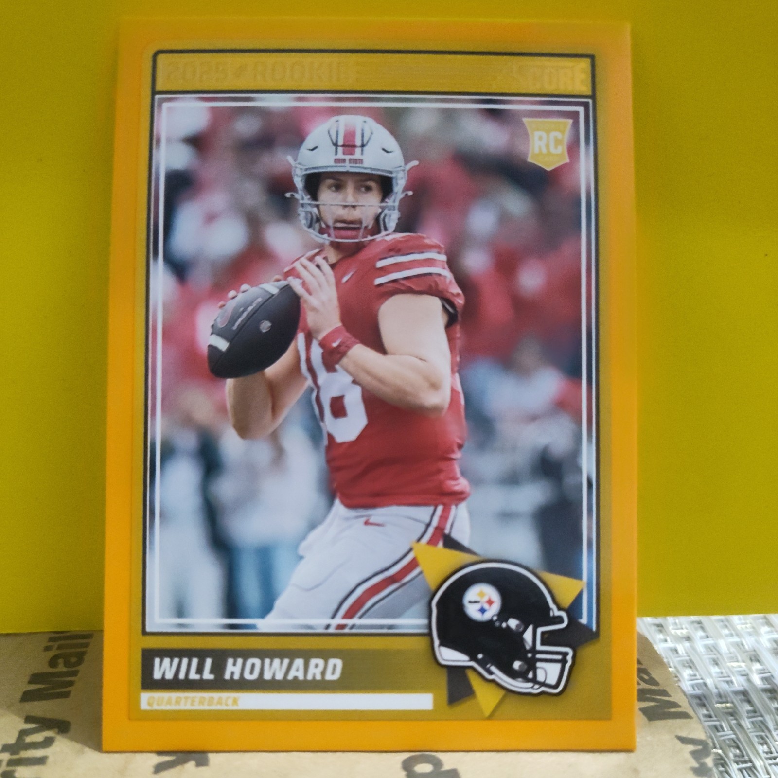 2025 Score - Rookies Will Howard #3 Orange (RC)