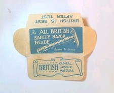 WW2 - Lame de rasoir magnétique Evasion Boussole - All British