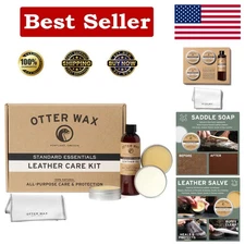 Eco-Friendly Leather Care Kit - Made in the USA, Perfect for Jackets & Interiors