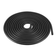 Foam Rubber Seal Weather Strip 9mm Diameter 5 Meters Long Black