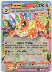 Flareon ex 014/131 Prismatic Evolutions Double Rare Holo